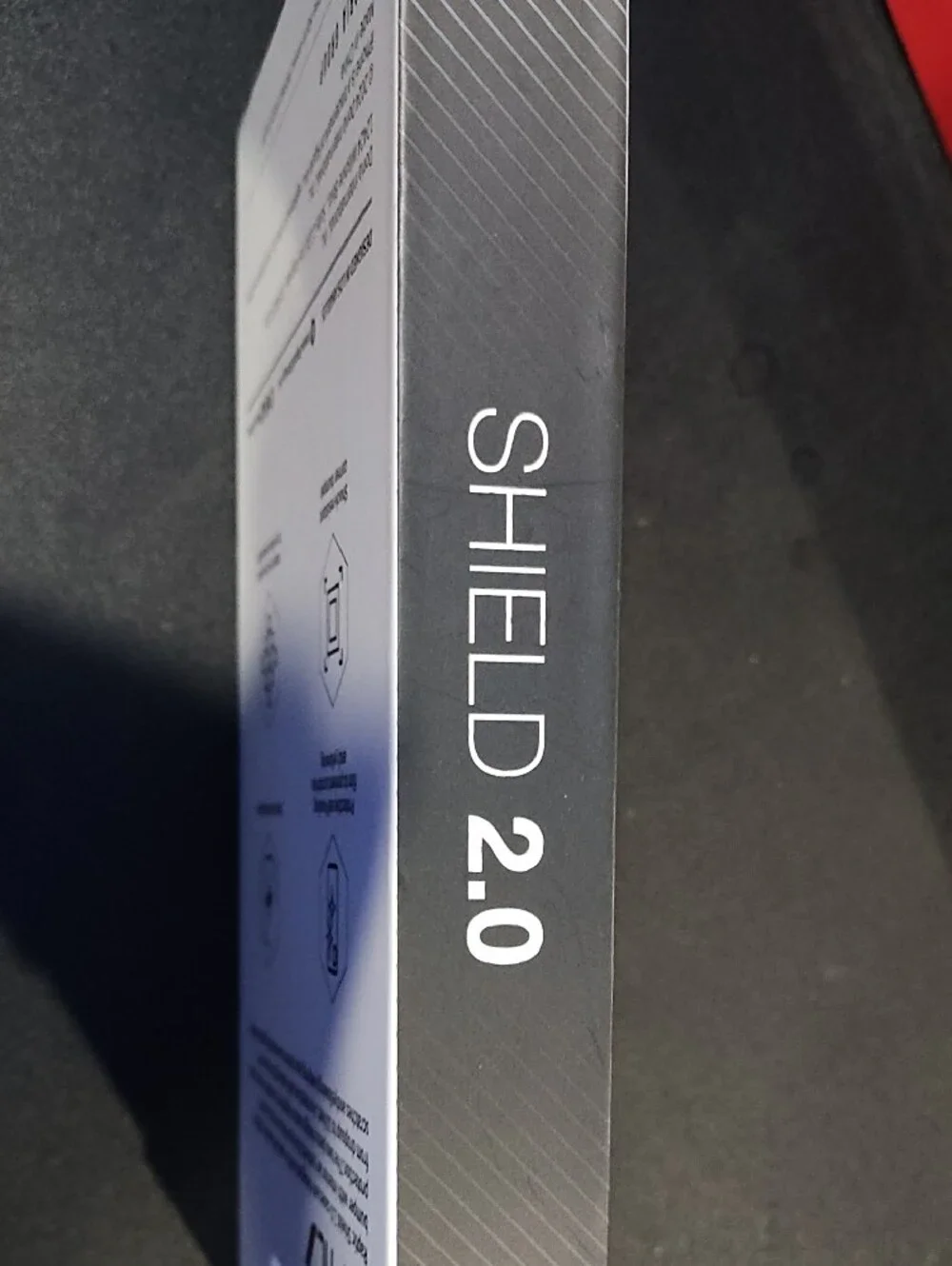 Shield 2.0 iPhone 16 Pro Max Case - White with Blue Accent